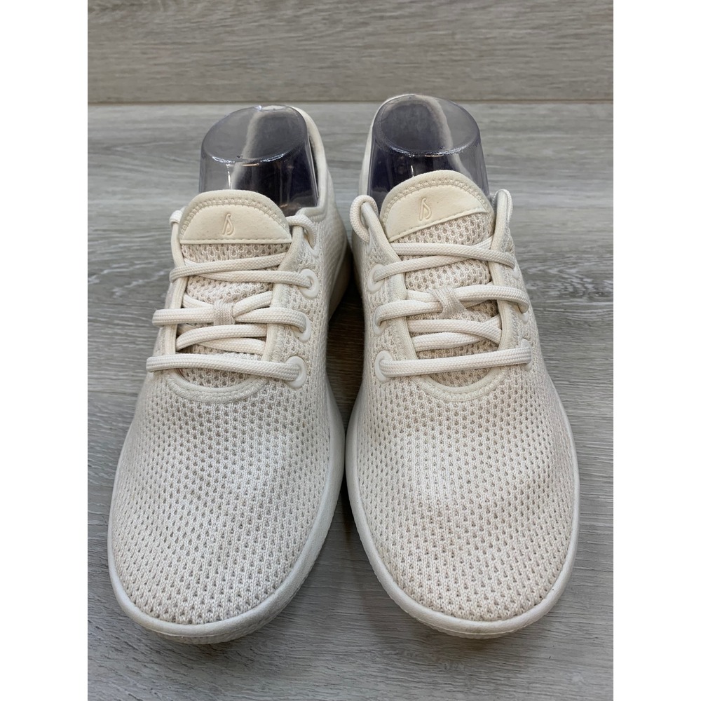 Allbirds Tree Runners Women's Cream White Sustainable Mesh Sneakers 8 Low Top - Picture 2 of 10